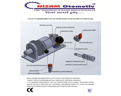 N.O.D. 391 - VAKUMLU ELEKTRİKLİ VALFSİZ